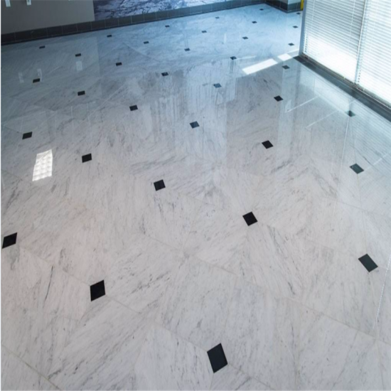 White marble flooring tiles